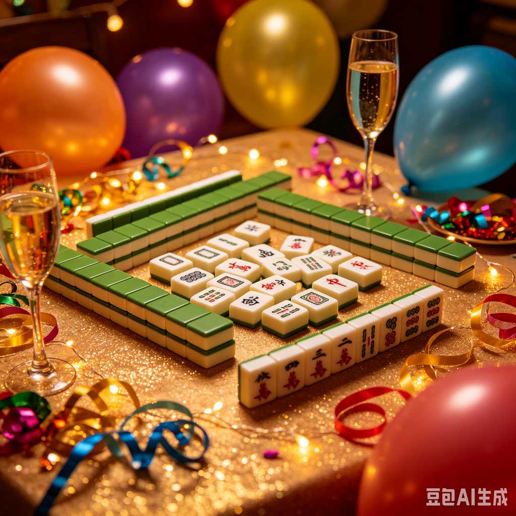 unique text mahjong tiles design