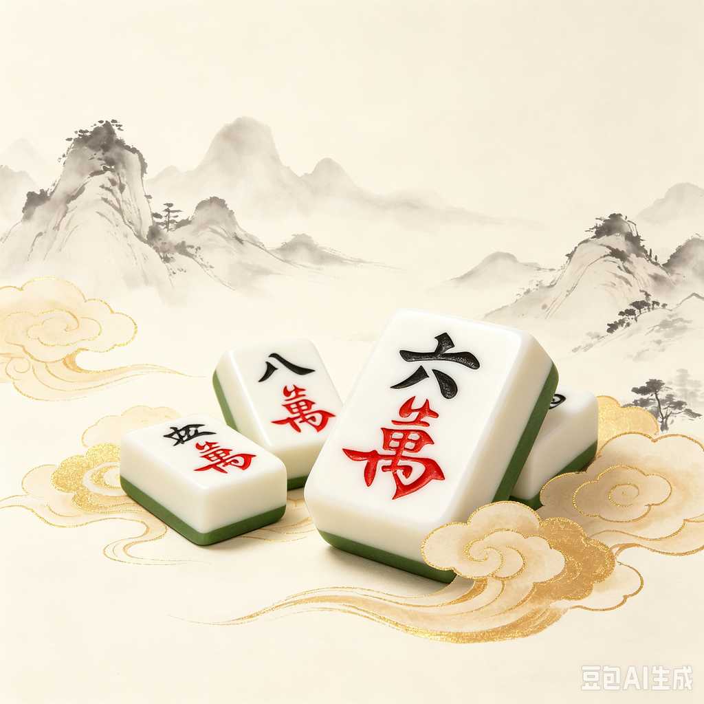 small portable mahjong set
