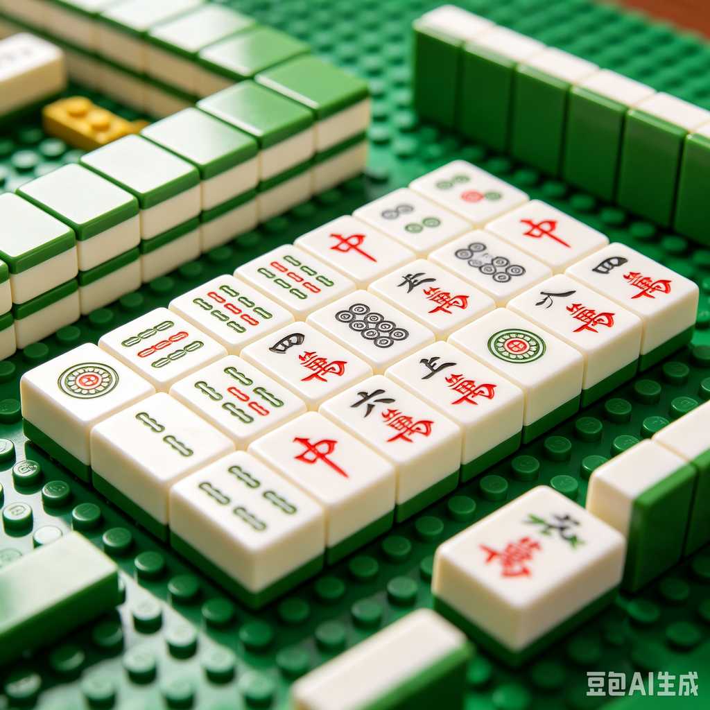 large print mahjong set