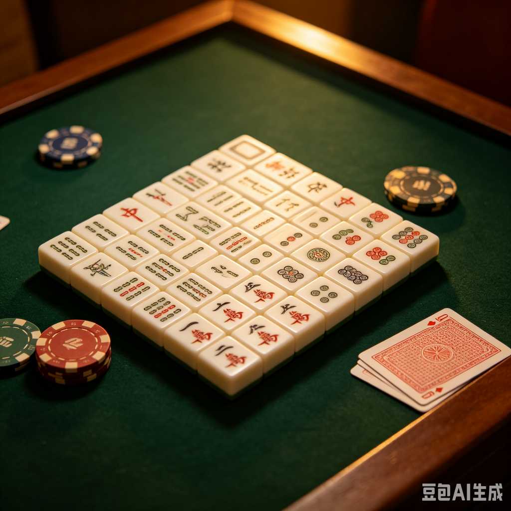 black crystal mahjong tiles